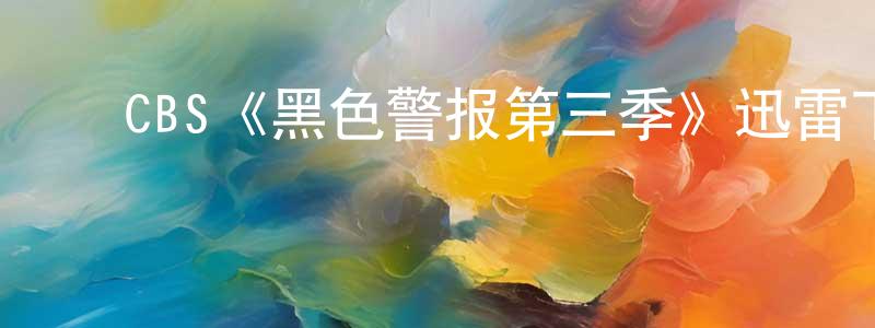 ﻿陈仕兴发布﻿CBS《黑色警报第三季》迅雷下载/在线观看/百度云-犯罪/历史载-美剧天堂